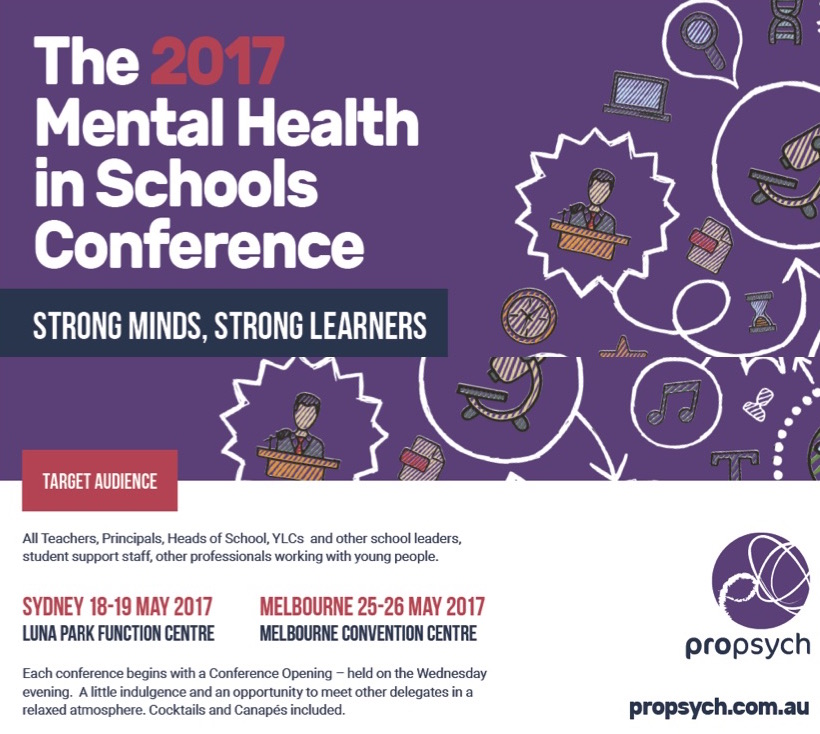 The 2017 Mental Health in Schools Conference